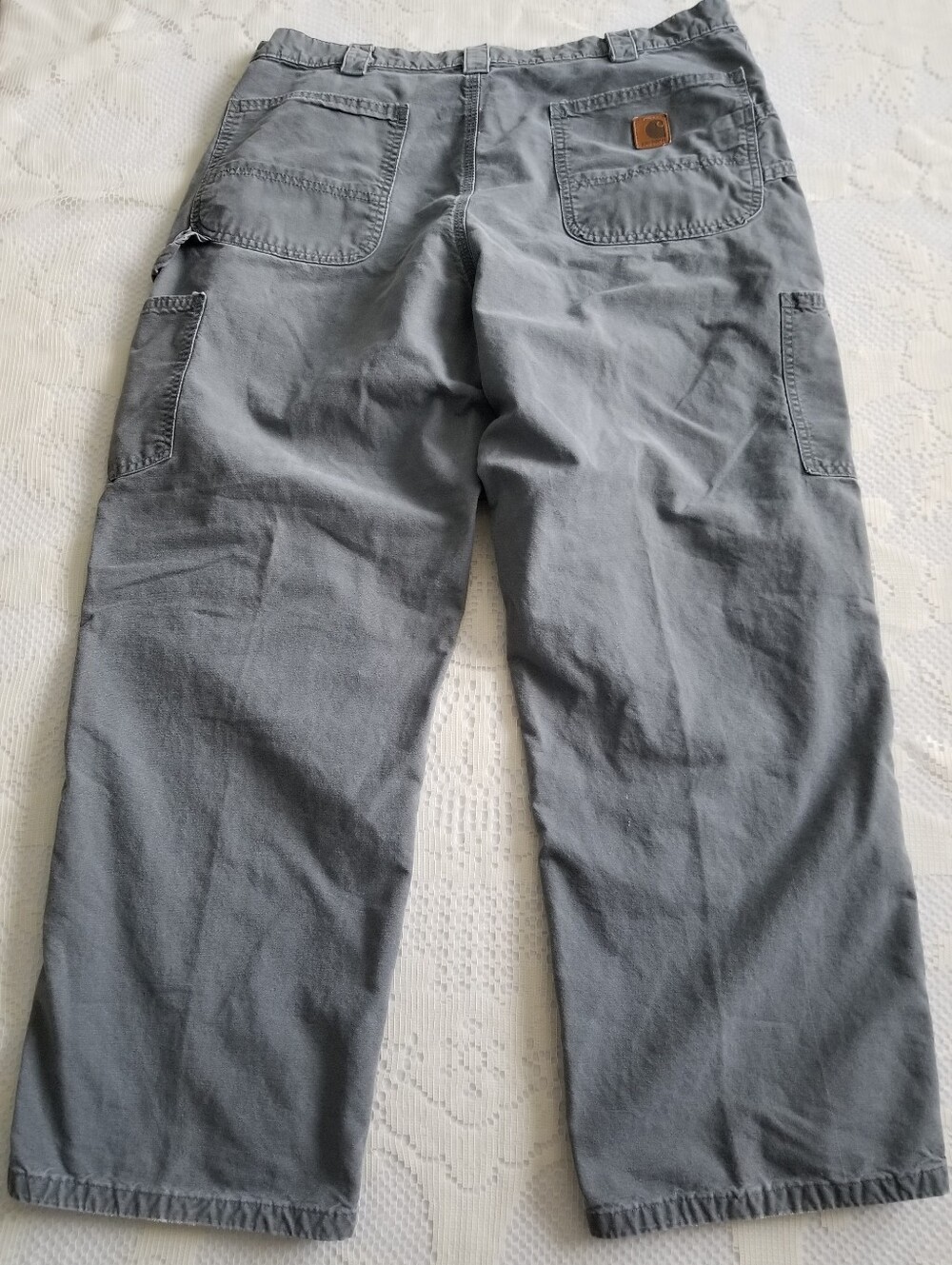 Vintage Y2K Carhartt Carpenter Pants Men's 38 Baggy Y2K Streetwear Grunge